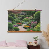 bronlandschap hangend wandkleed (Slaapkamer)