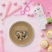 Brons 8e Jubileum foto hart papier bord (Feest)