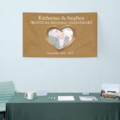 Brons 8e trouwdag hart foto banner (Beurs)