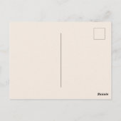 Brons bloemenpensioen Invitational Briefkaart (Achterkant)