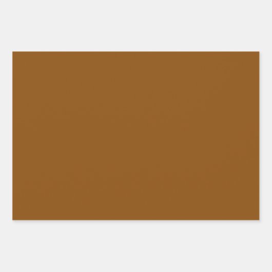 Brons Bruin Stevige Kleur | Klassiek | Elegant Inpakpapier Vel (Voorkant 3)