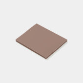 Brons Bruine Effen Kleur Post-it® Notes (Schuin)