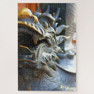 Brons Dragon - Shanghai, China - 20x30 - 1014 stuk Legpuzzel
