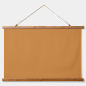 Brons (effen kleur) hangend wandkleed (Voorkant)