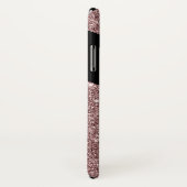 Brons en glitter Elegant monogram Case-Mate iPhone Case (Achterkant / rechts)