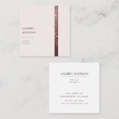 brons en glitter modern Visitekaartje (Voorkant / Achterkant)