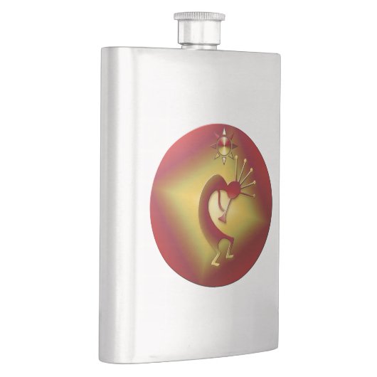 Brons en goud heupfles (Rechts)