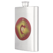 Brons en goud heupfles (Links)