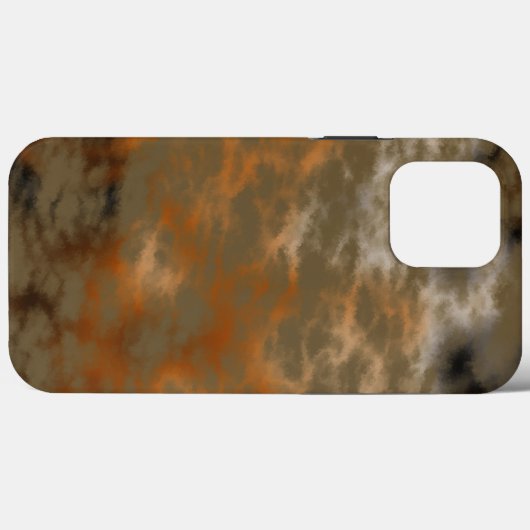 Brons en Kopermarmer Abstract Case-Mate iPhone Case (Achterkant (horizontaal))