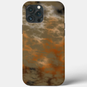 Brons en Kopermarmer Abstract Case-Mate iPhone Case