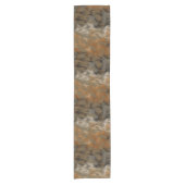 Brons en Kopermarmer Abstract Korte Tafelloper (Voorkant)