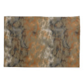 Brons en Kopermarmer Abstract Kussensloop (Achterkant)