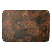 Brons en Roze Steen Abstract Badmat (Voorkant)