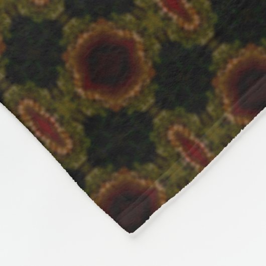 Brons Godzilla huidpatroon Fleece Deken (Hoek)