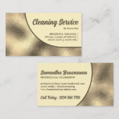 Brons goud Bold Simpel Visitekaartje (Voorkant / Achterkant)