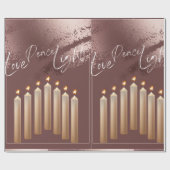 BRONS HANUKKAH THEMA INPAKPAPIER (Vlak)