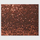 Brons Honing Koper Glitter Sparkly Bruiloft Bruids Cadeaupapier (Vlak)