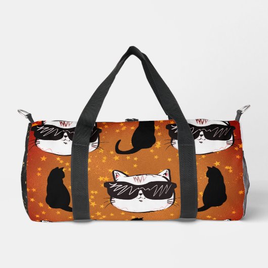 Brons Koele Katten Print Gesneden Naaizak Plunjezak (Voorkant)