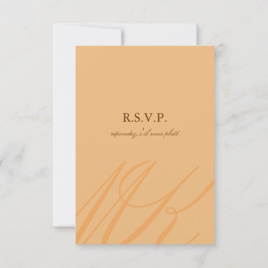 Brons koper Infinity Hand gesp bruiloft RSVP (Achterkant)