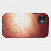 Brons metaalleder Case-Mate iPhone case (Achterkant (horizontaal))