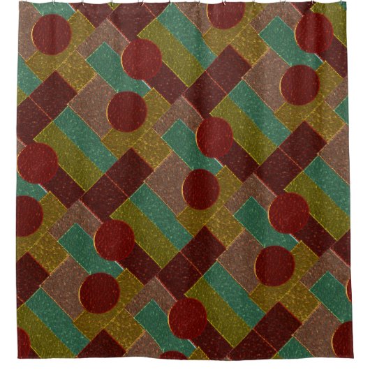 brons metaaltextuur douchegordijn (Voorkant)