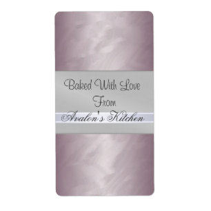 Brons Metal Folie Holiday Baking Label