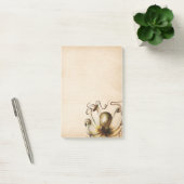 Brons Octopus Aged Sepia Steampunk Travel Post-it® Notes (Kantoor)