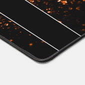 Brons sinaasappel bruin faux glitter fonkelt Monog Bureaumat (Hoek)