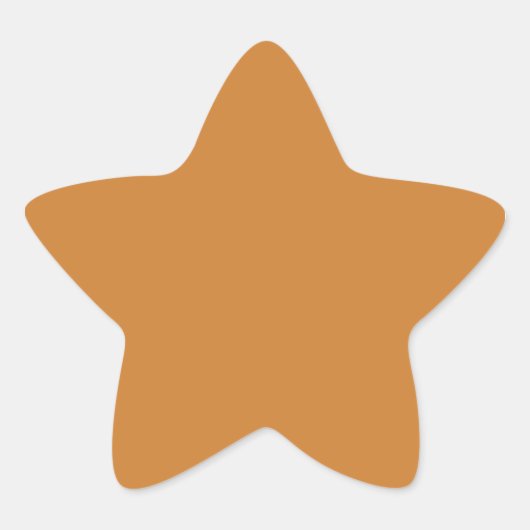 Brons Ster Sticker (Voorkant)