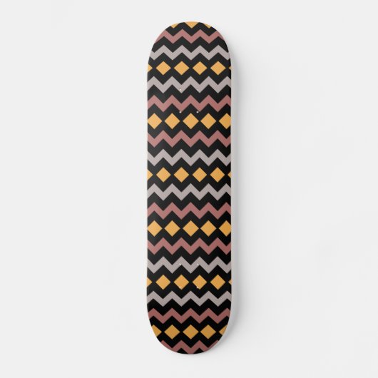 Brons Verzilverd Goud Persoonlijk Skateboard (Voorkant)