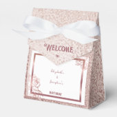 Brons Volwassen Dubbele Gewricht tweeling verjaard Bedankdoosjes (Voorkant Zijde)