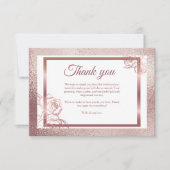 Brons Volwassen Dubbele Gewricht tweeling verjaard Bedankkaart (Voorkant)