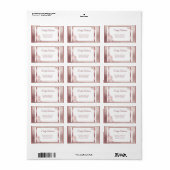 Brons Volwassen Dubbele Gewricht tweeling verjaard Etiket (Full Sheet)