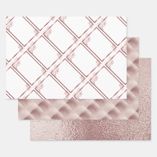 Brons Volwassen Dubbele Gewricht tweeling verjaard Inpakpapier Vel (Set)