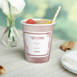 Brons Volwassen Dubbele Gewricht tweeling verjaard Papieren Bekers