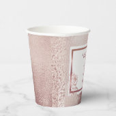 Brons Volwassen Dubbele Gewricht tweeling verjaard Papieren Bekers (Rechts)