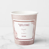 Brons Volwassen Dubbele Gewricht tweeling verjaard Papieren Bekers (Voorkant)