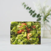 bronsalade briefkaart (Staand voorkant)