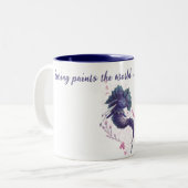bronsbossdier tweekleurige koffiemok (Voorkant links)