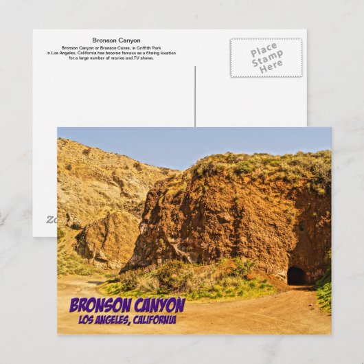 Bronson Canyon Los Angeles California Briefkaart (Voorkant / Achterkant)