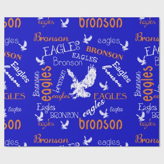 Bronson Eagles Wrapping Paper Cadeaupapier (Vlak)