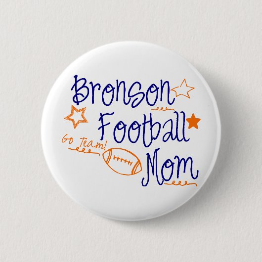 Bronson Football mama Ronde Button 5,7 Cm (Voorkant)