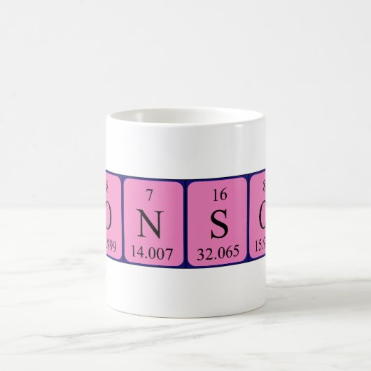 Bronson periodieke tabel naam mok (Center)