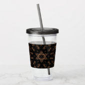 Bronstijd Mandala Acryl Drinkbeker (Links)