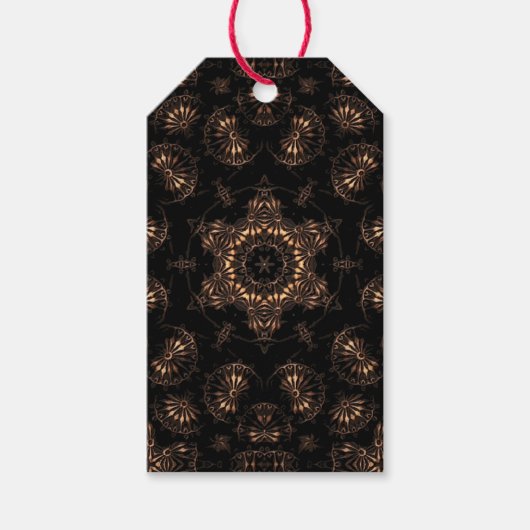 Bronstijd Mandala Cadeaulabel (Voorkant)
