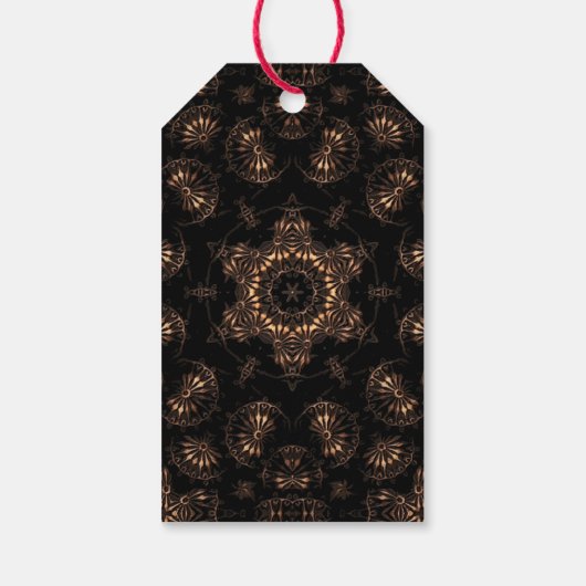Bronstijd Mandala Cadeaulabel (Achterkant)
