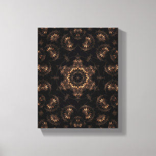Bronstijd Mandala Canvas Afdruk