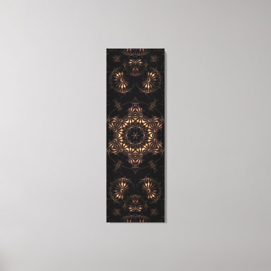 Bronstijd Mandala Canvas Afdruk (Voorkant)
