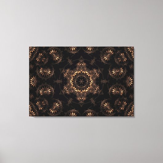 Bronstijd Mandala Canvas Afdruk (Voorkant)