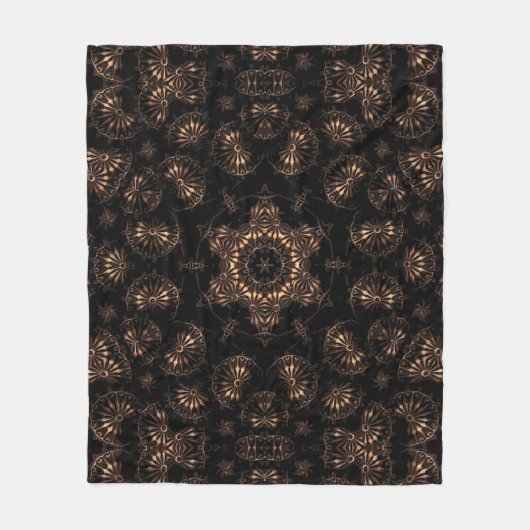 Bronstijd Mandala Fleece Deken (Voorkant)